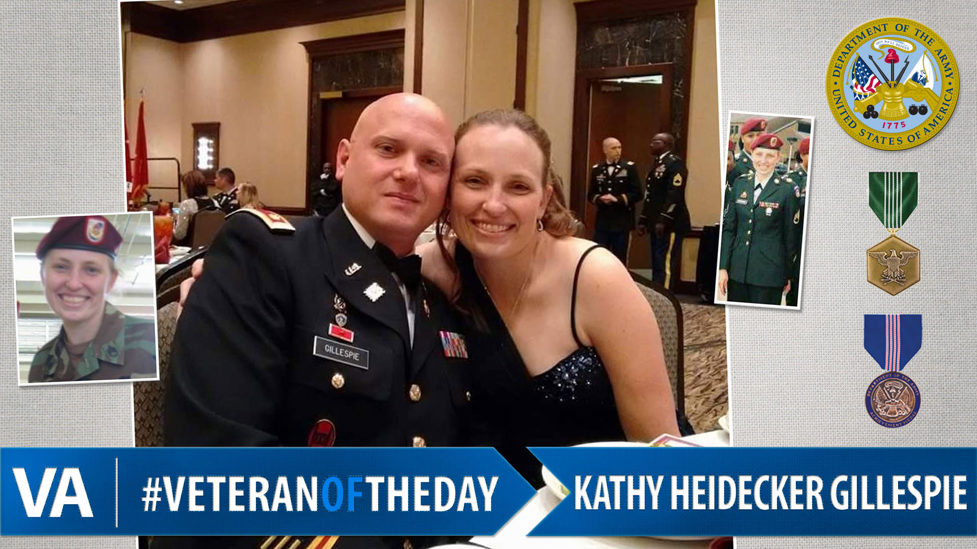 Kathy Heidecker Gillespie - Veteran of the Day