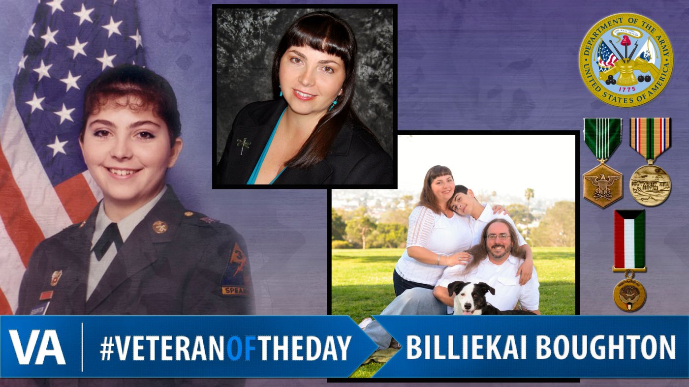 Billiekai Boughton - Veteran of the Day
