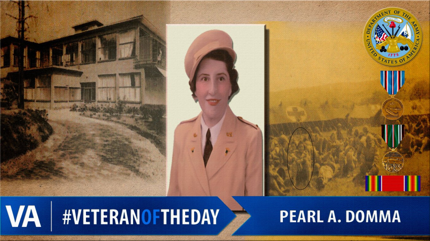 Pearl A. Domma - Veteran of the Day