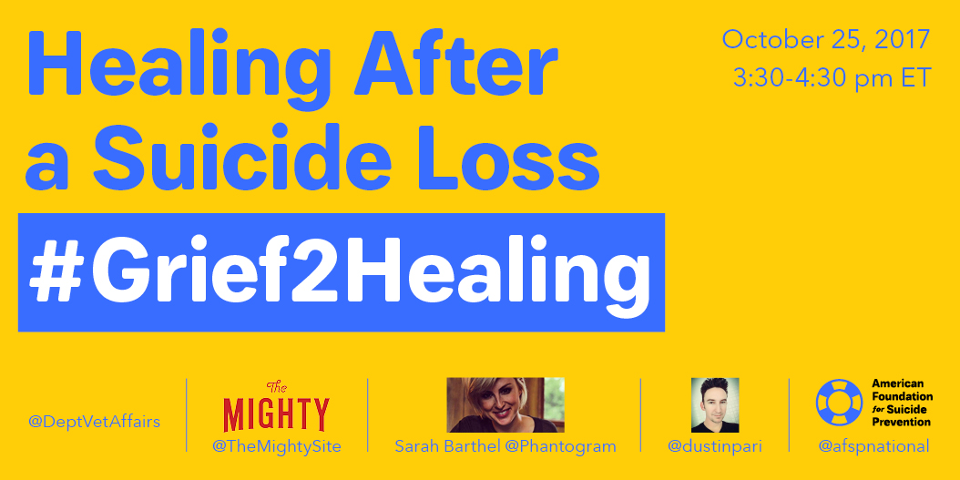 ICYMI: #Grief2Healing Twitter chat explores healing after a suicide loss