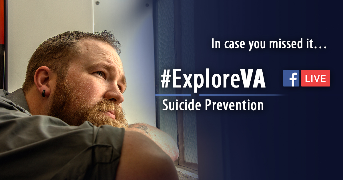ICYMI: #ExploreVA Facebook Live Event with AMVETS discusses suicide prevention