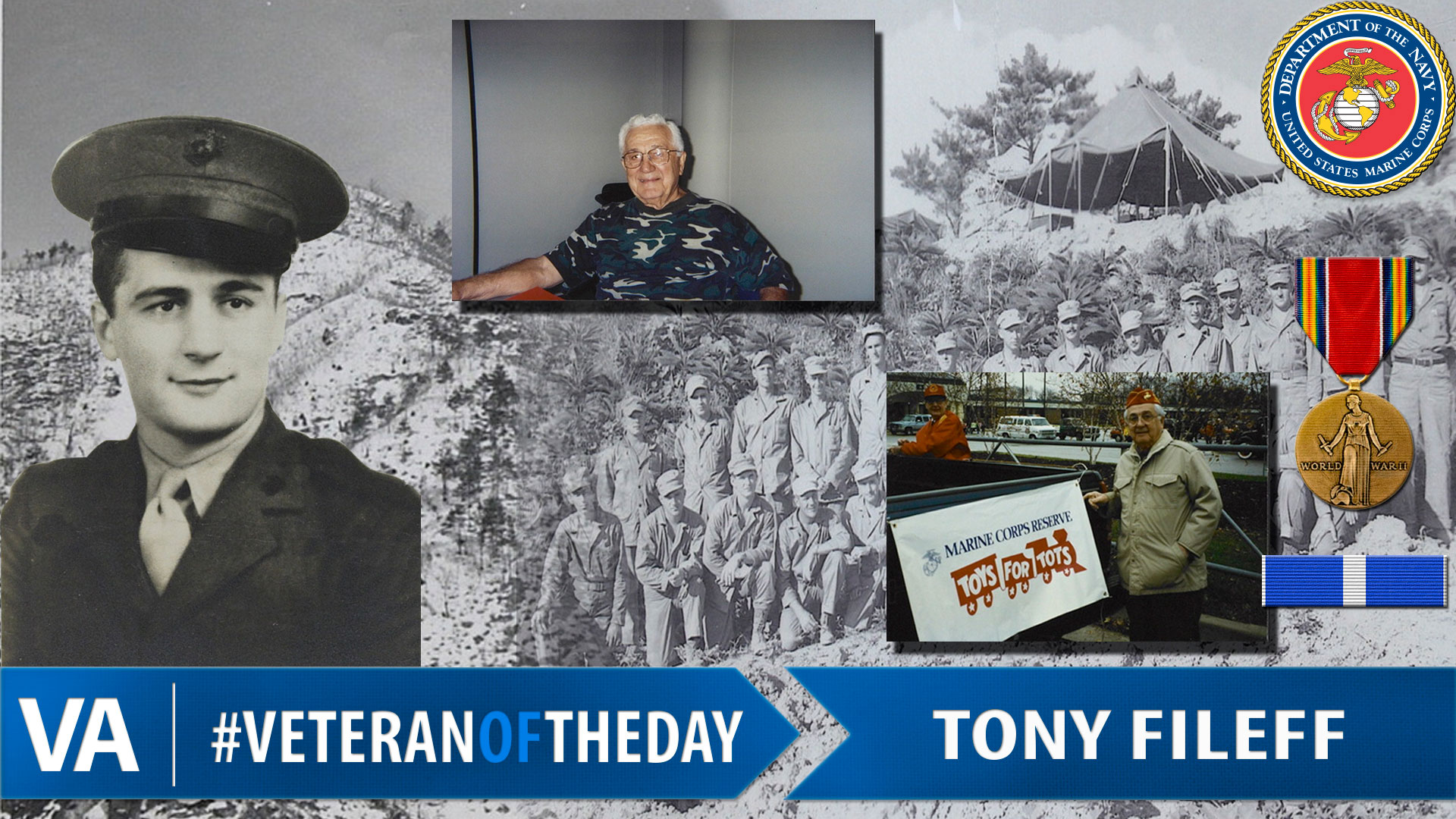 Tony Fileff - Veteran of the Day