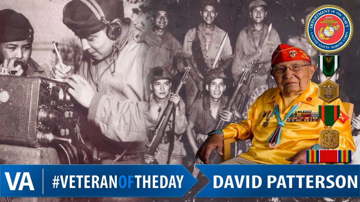 #VeteranOfTheDay Marine Corps Veteran David Patterson