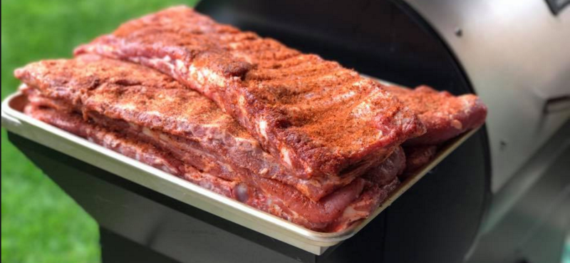 Image: of ribs on a grill