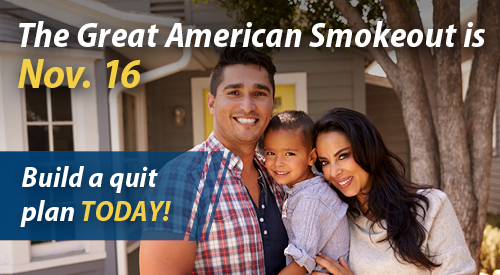 Image: Great American Smokeout Twitter Townhall graphic