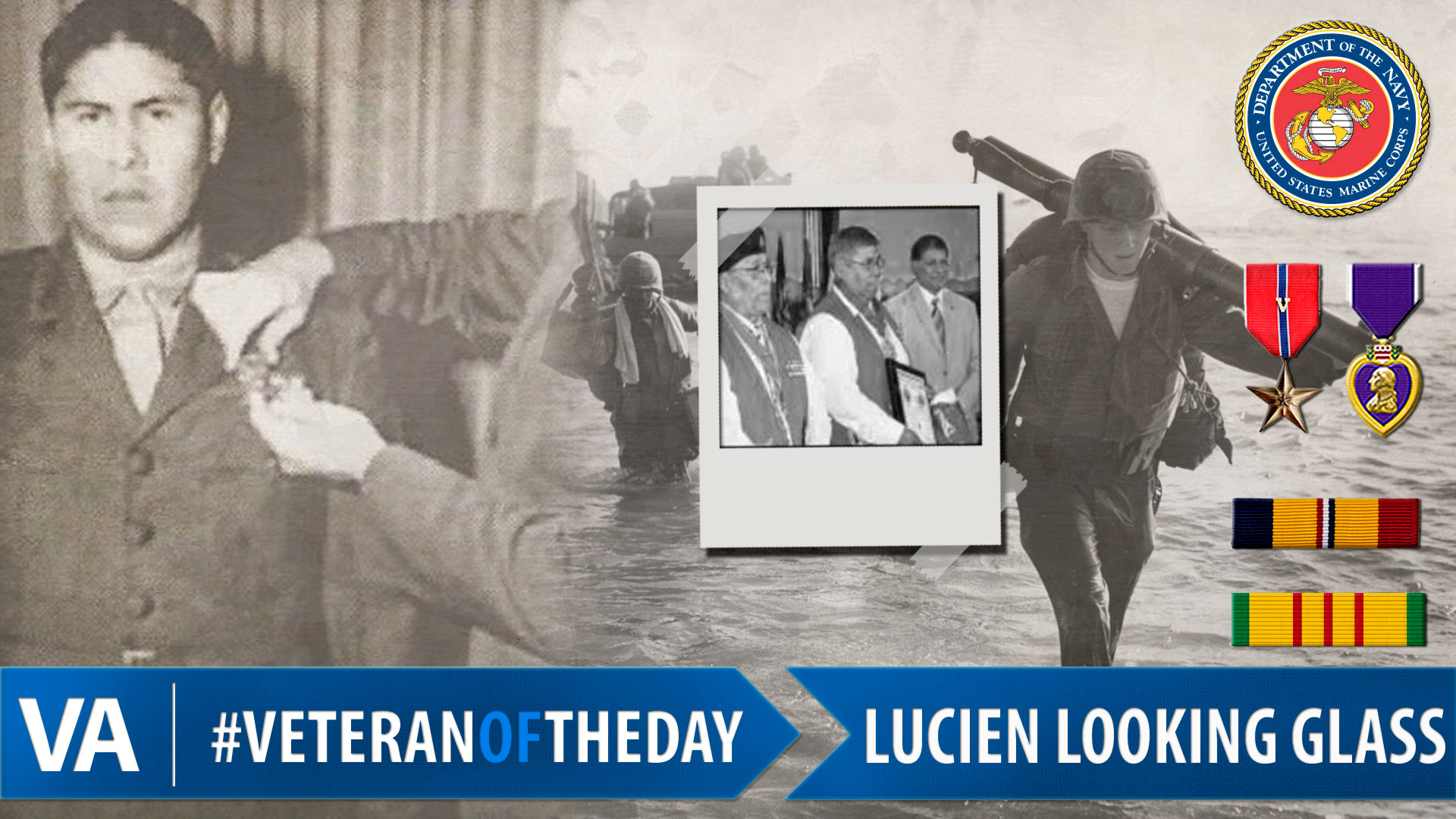 Lucien Looking Glass - Veteran of the Day