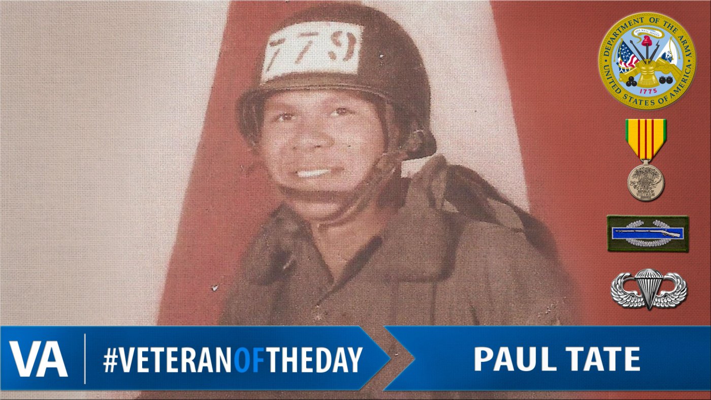 #VeteranOfTheDay Paul Anderson Tate Sr.