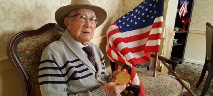 Image: November 10, 2017 Ante was awarded the Congressional Gold Medal