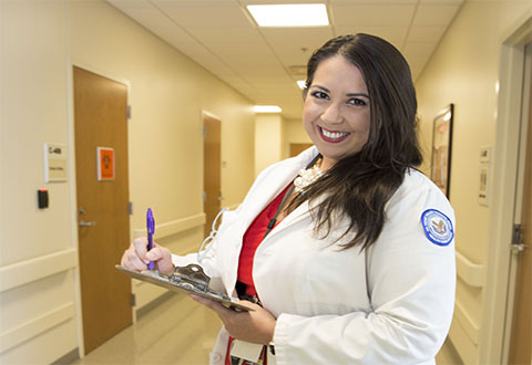 Dr. Johanna S. Rivera Anazagasty, poses for a photo at the VA’s outpatient clinic in McAllen, Texas, on January 3, 2018.