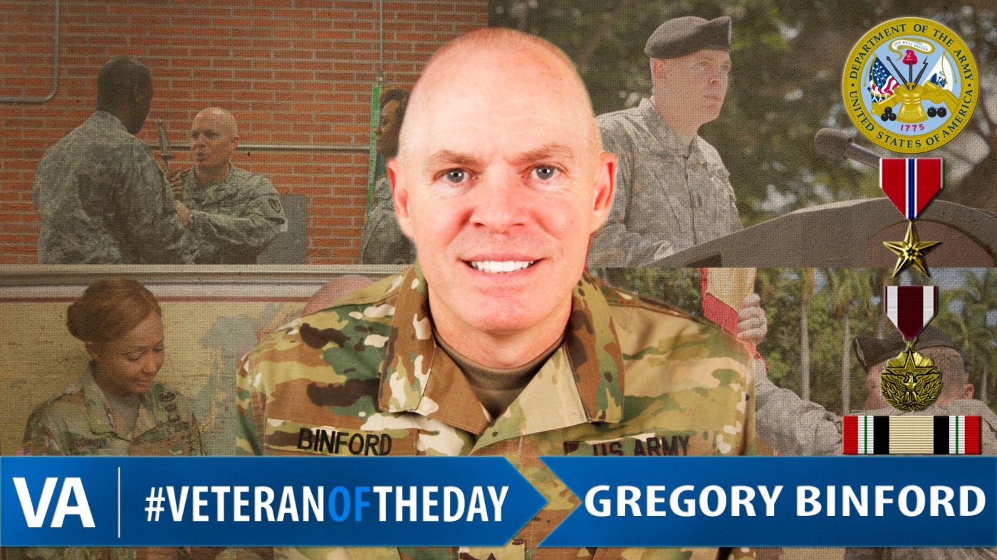 Gregory Binford - Veteran of the Day