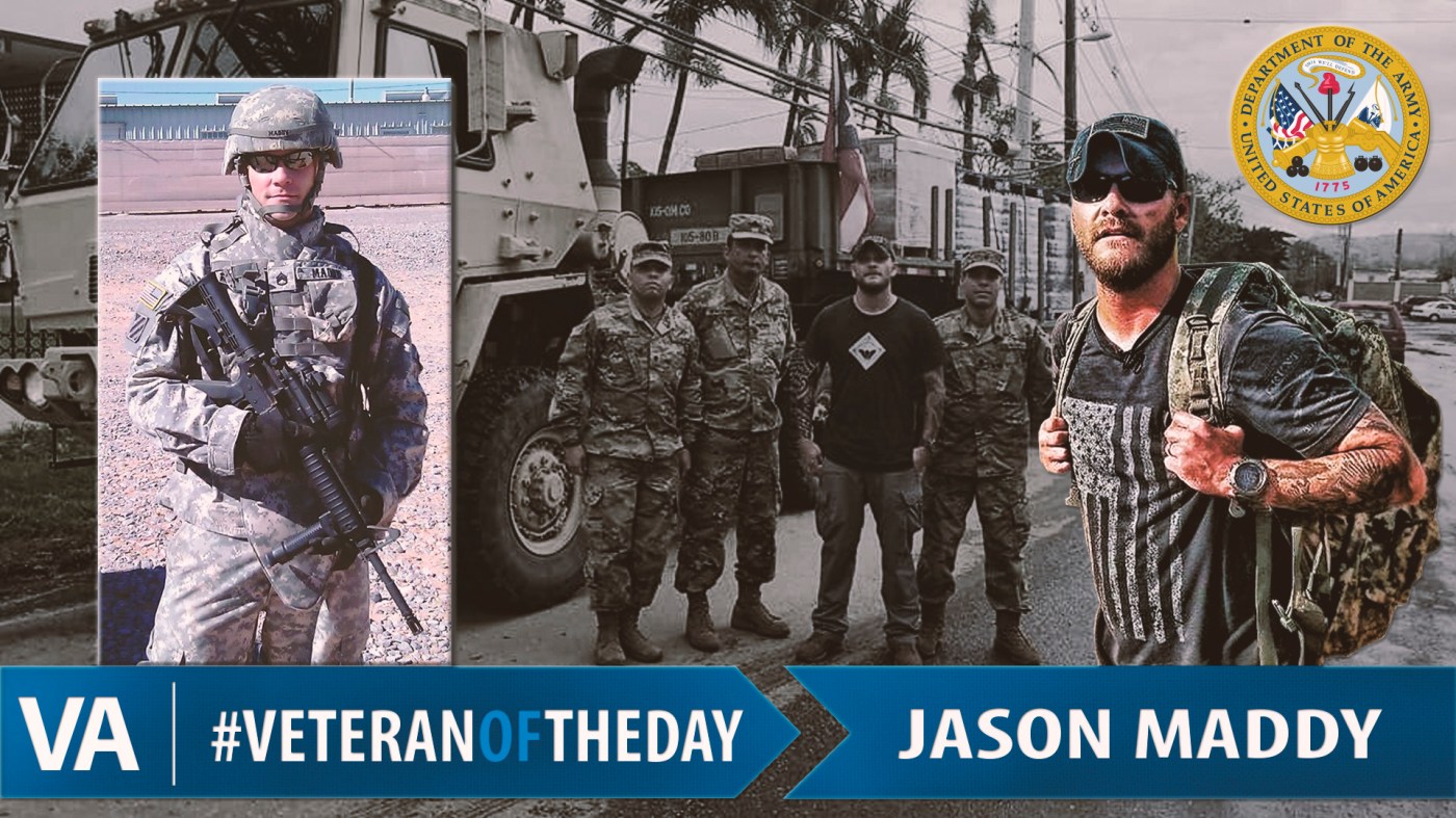 #VeteranOfTheDay Army Veteran Jason Maddy