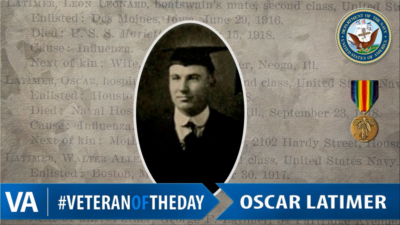 Oscar Latimer - Veteran of the Day