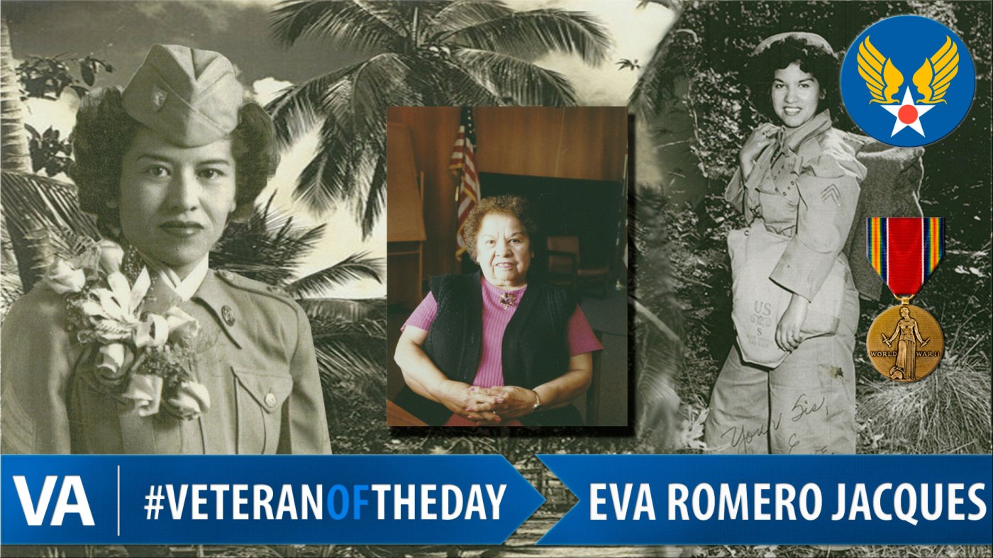 Eva Romero Jacques - Veteran of the Day