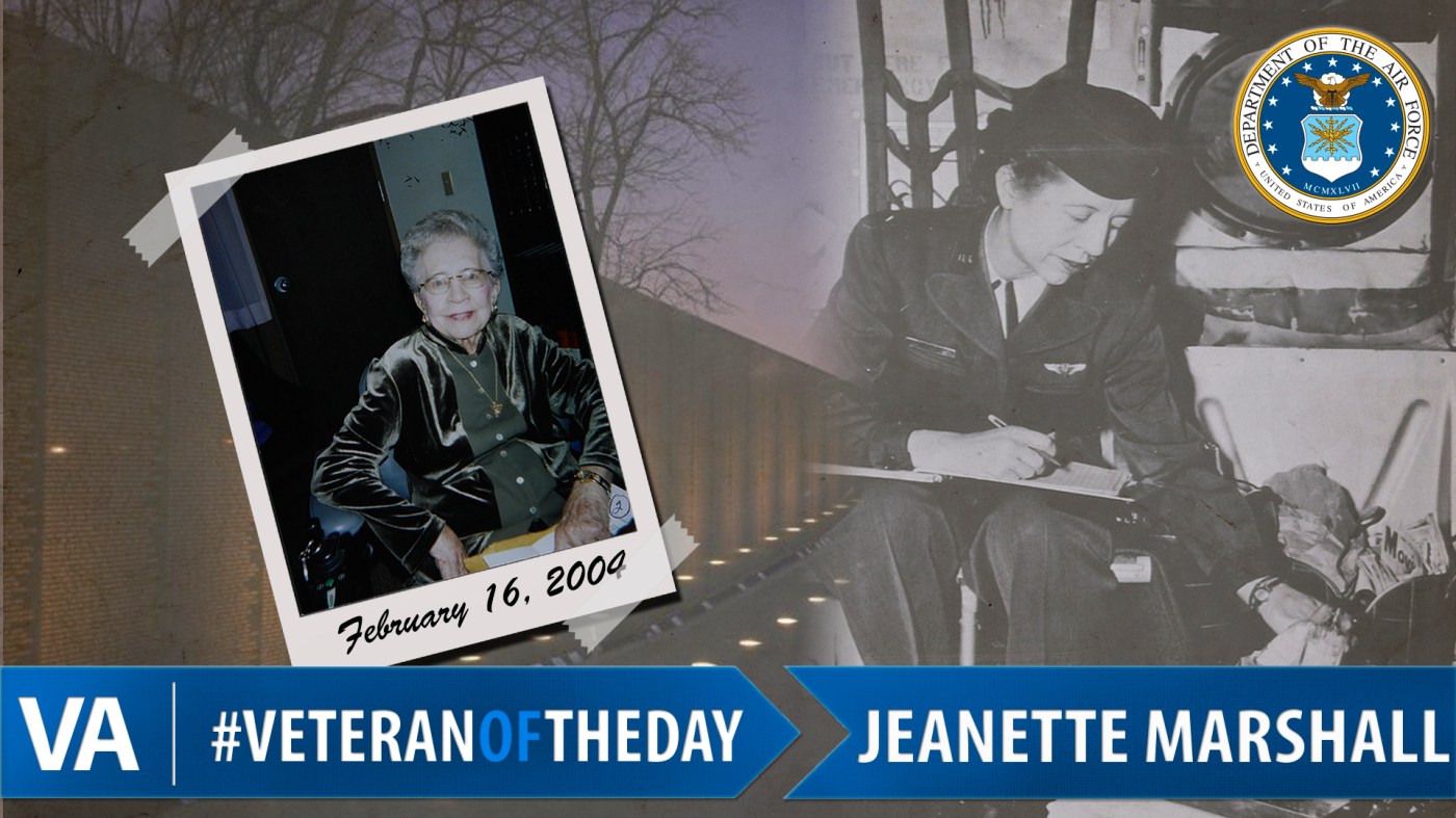 Jeanette Marshall - Veteran of the Day