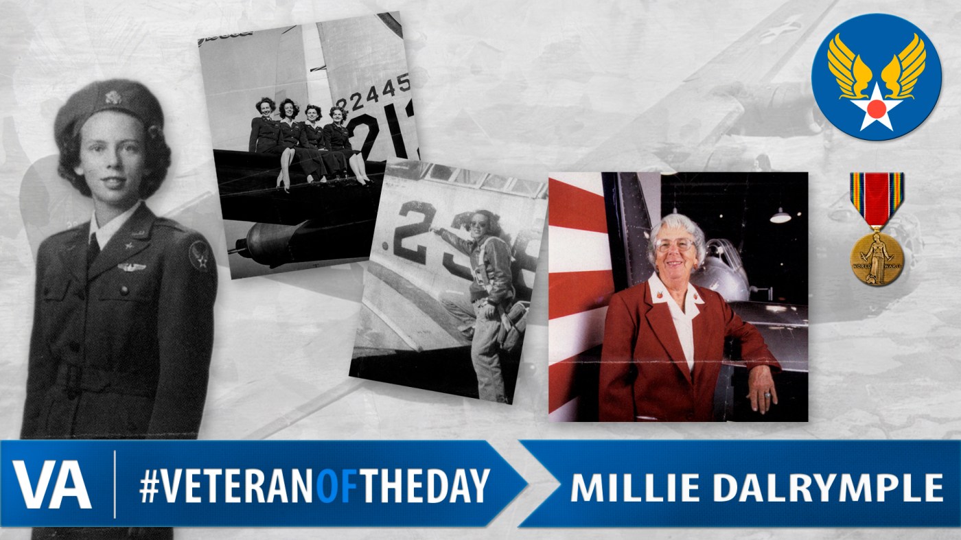 #VeteranOfTheDay World War II Veteran Mildred Davidson Inks Dalrymple