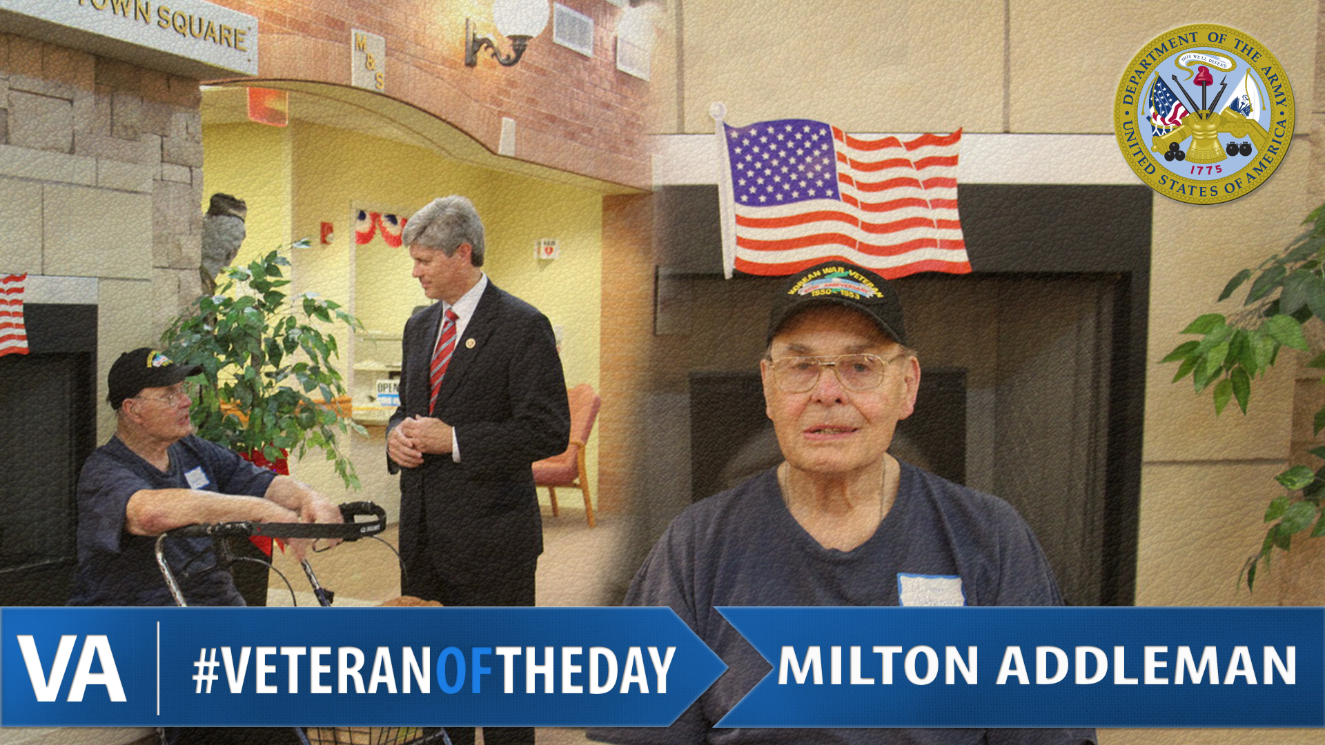 Milton Addleman - Veteran of the Day