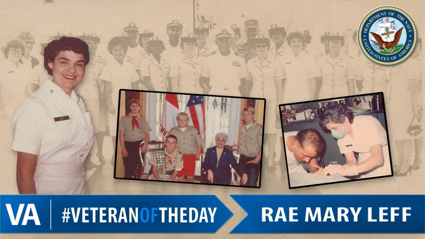 Rae Mary Leff - Veteran of the Day