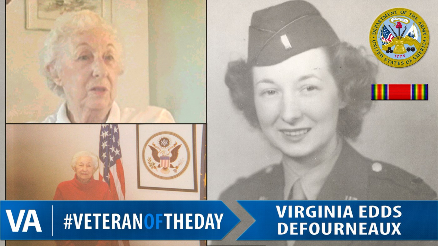 Virginia Edds Defourneaux - Veteran of the Day