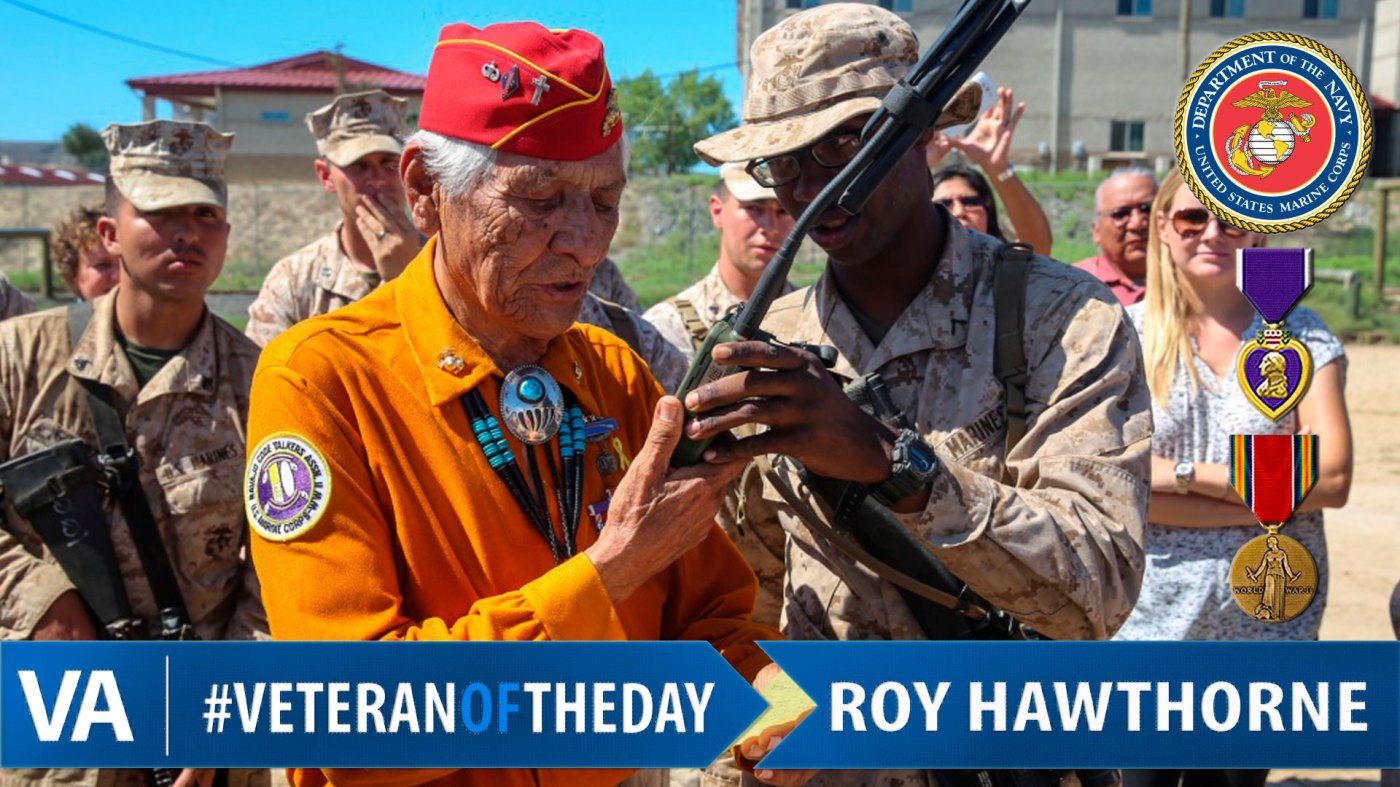 #VeteranOfTheDay is Marine Veteran Roy Hawthorne, Sr.