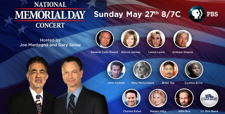 IMAGE: National Memorial Day Concert talent graphic