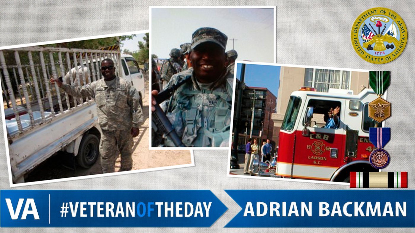 Adrian Backman - Veteran of the Day