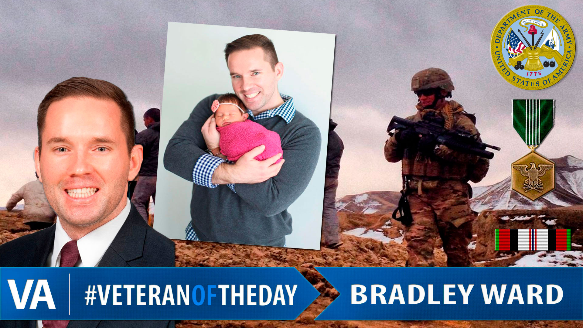 #VeteranOfTheDay Army Veteran Bradley Ward - VA News