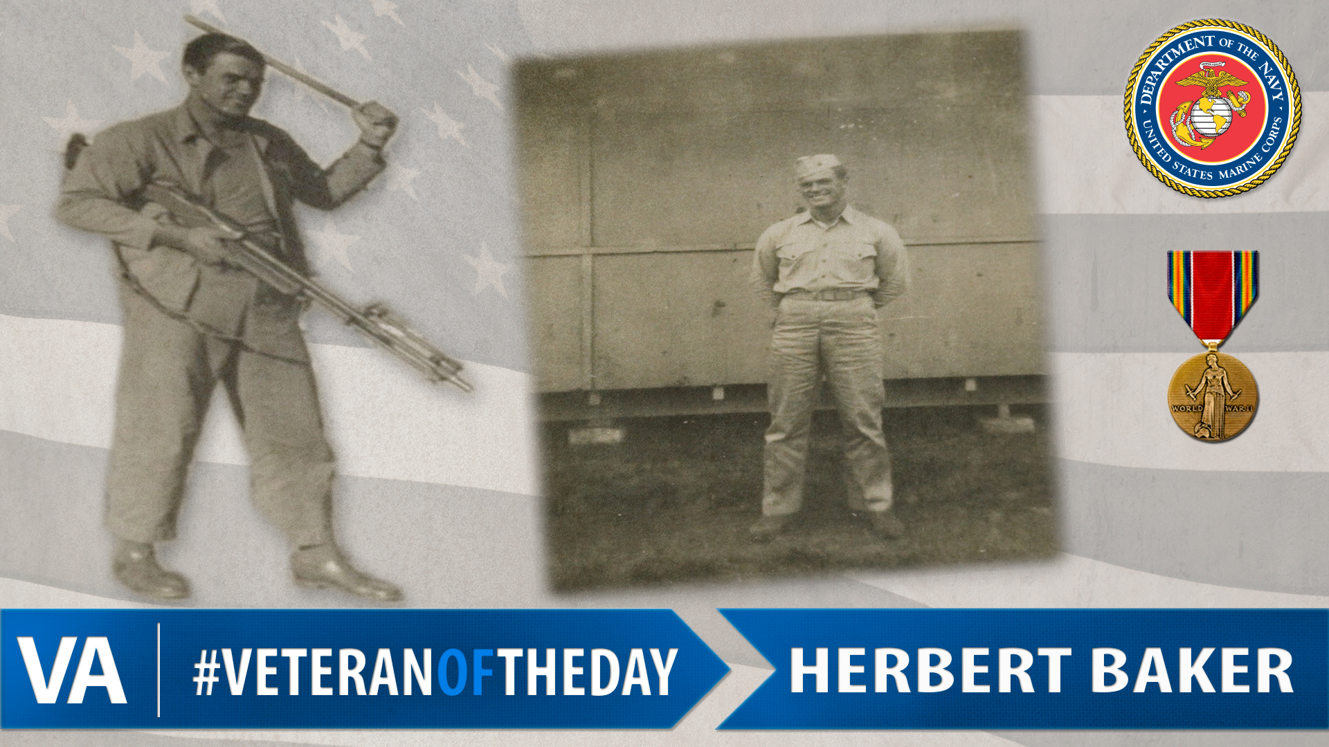 Herbert Baker - Veteran of the Day