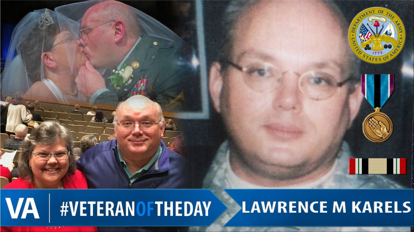 #VeteranOfTheDay is Army Veteran Lawrence M. Karels
