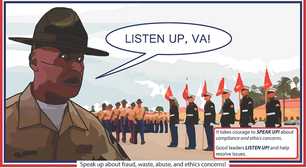 Ethics Concerns Listen Up VA Poster - Call out