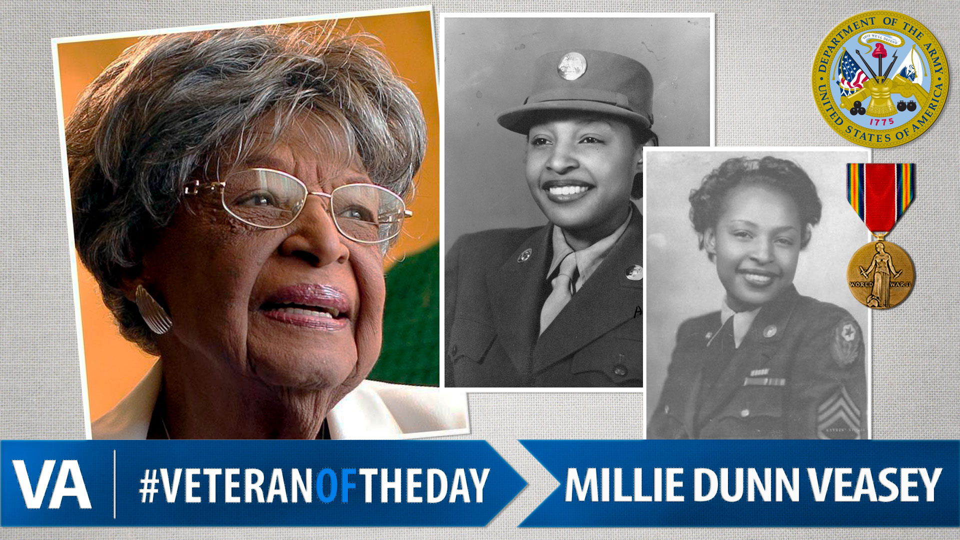 Millie Dunn Veasey - Veteran of the Day