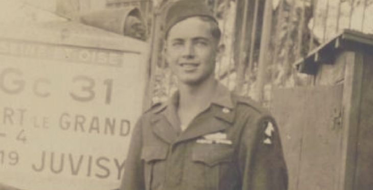 Army Veteran recalls arriving in Europe the day before the Battle of the Bulge