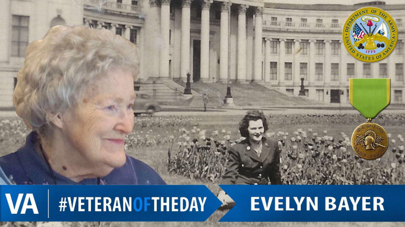 #VeteranOfTheDay Army Veteran Evelyn M. Noles Bayer
