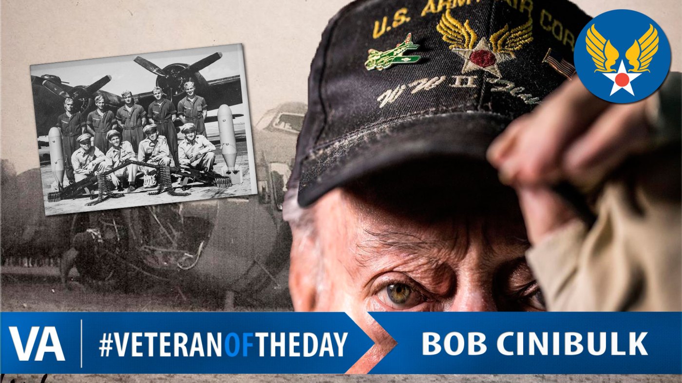 #VeteranOfTheDay Army Air Corps Veteran Bob Cinibulk