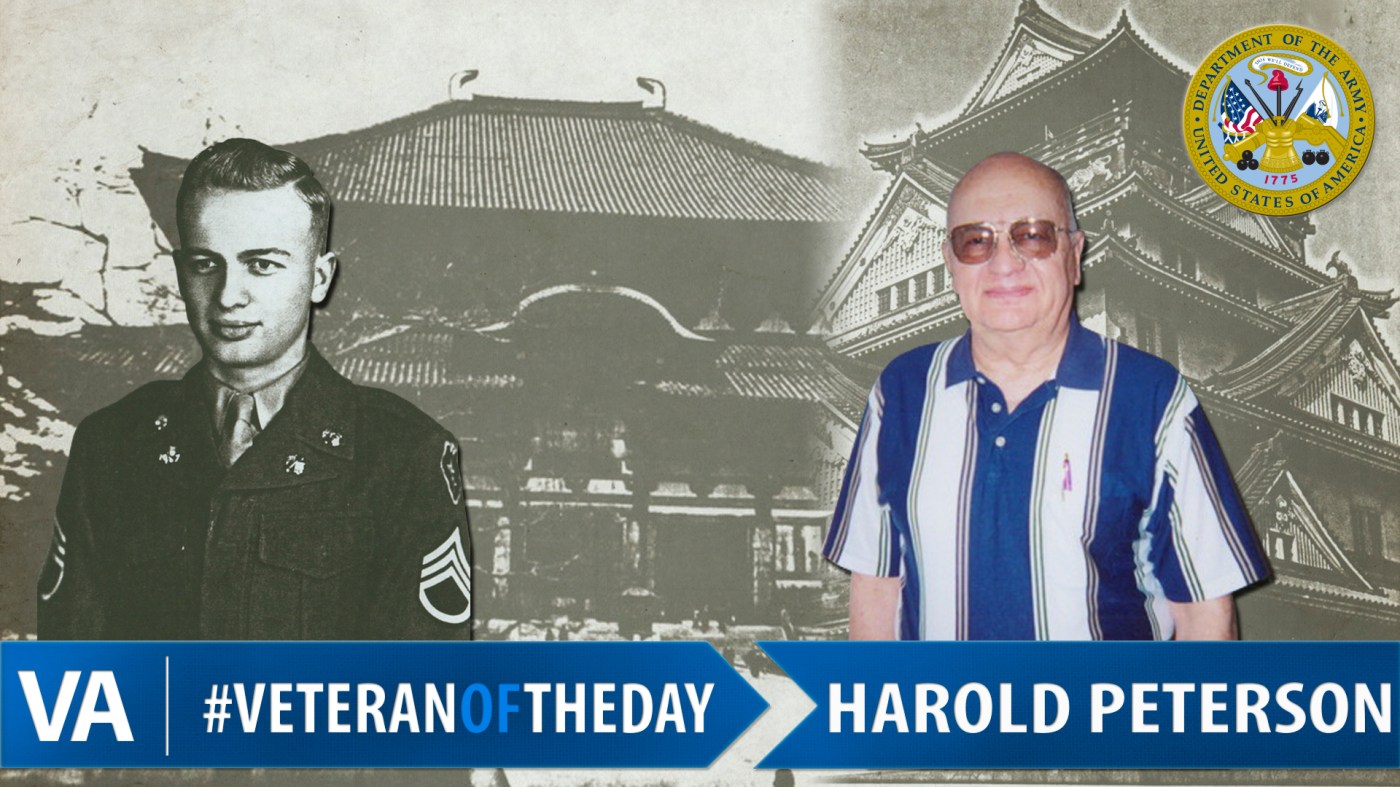 Harold Peterson - Veteran of the Day