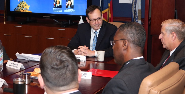 IMAGE: Acting VA Secretary Peter O’Rourke traveled to Texas this week making stops in Dallas and Lancaster to tour VA’s North Texas Health Care System, meet with leadership, lawmakers and representatives from various Veterans organizations.
