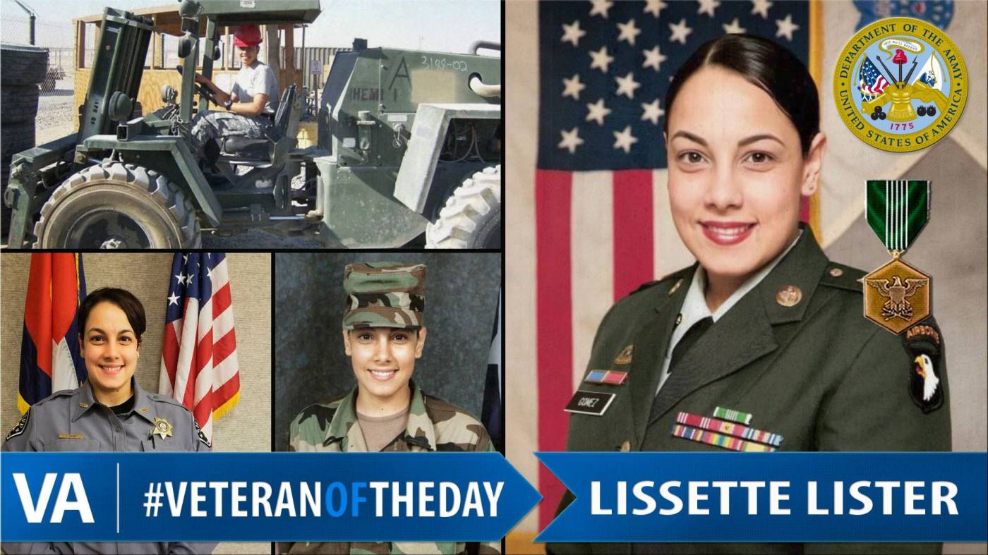 Lissette Lister - Veteran of the Day