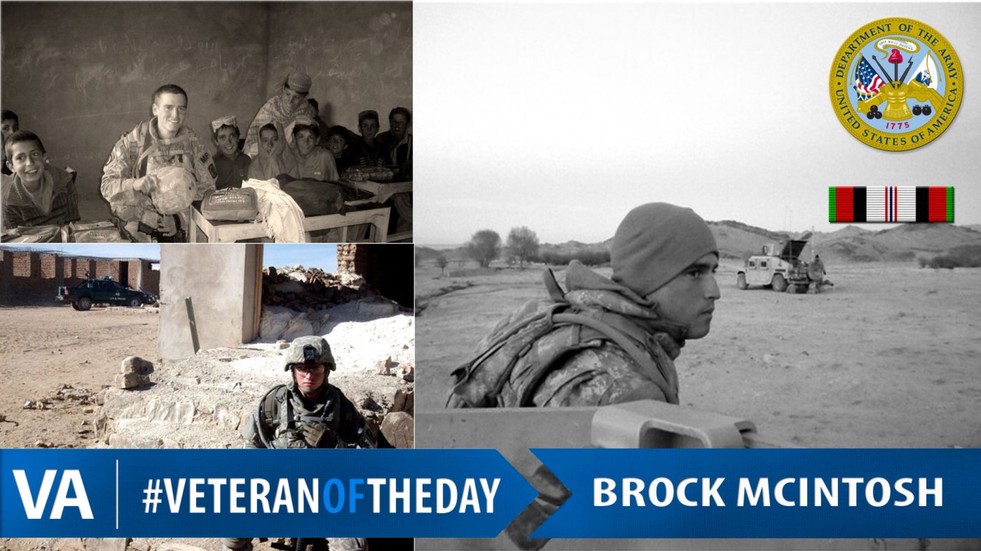 #VeteranOfTheDay Army Veteran Brock Robert Macintosh