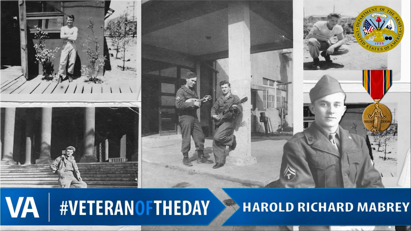#VeteranOfTheDay Army Veteran Harold Richard Mabrey