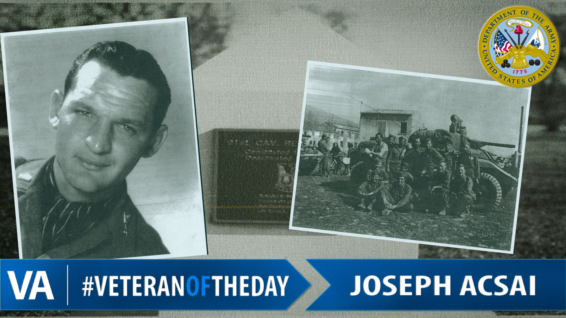 Joseph Acsai - Veteran of the Day