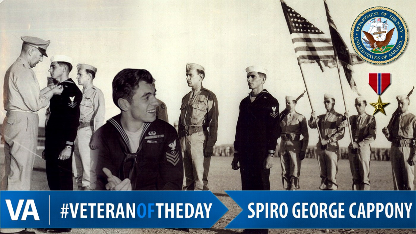 Spiro George Cappony - Veteran of the Day