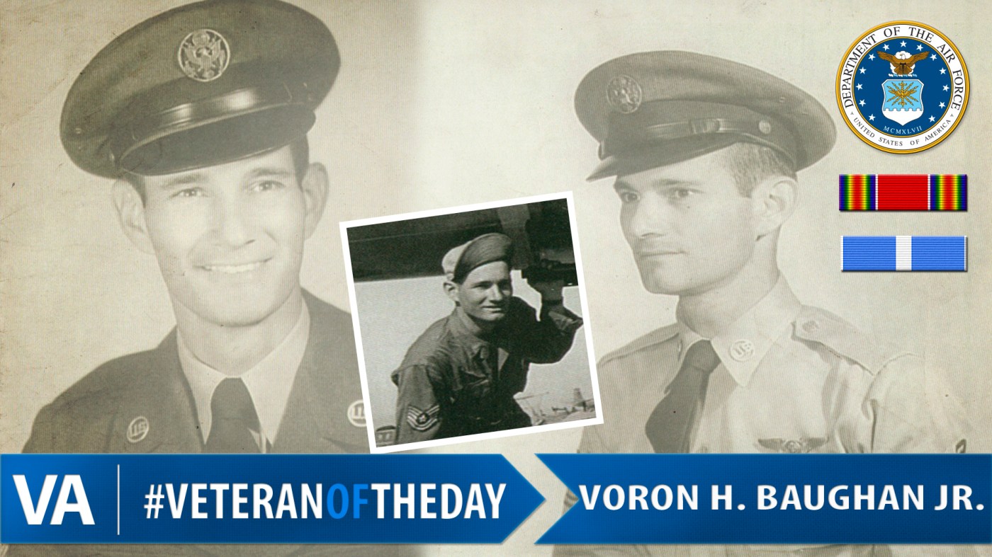#VeteranOfTheDay Army Air Corps Veteran Voron Baughan, Jr.