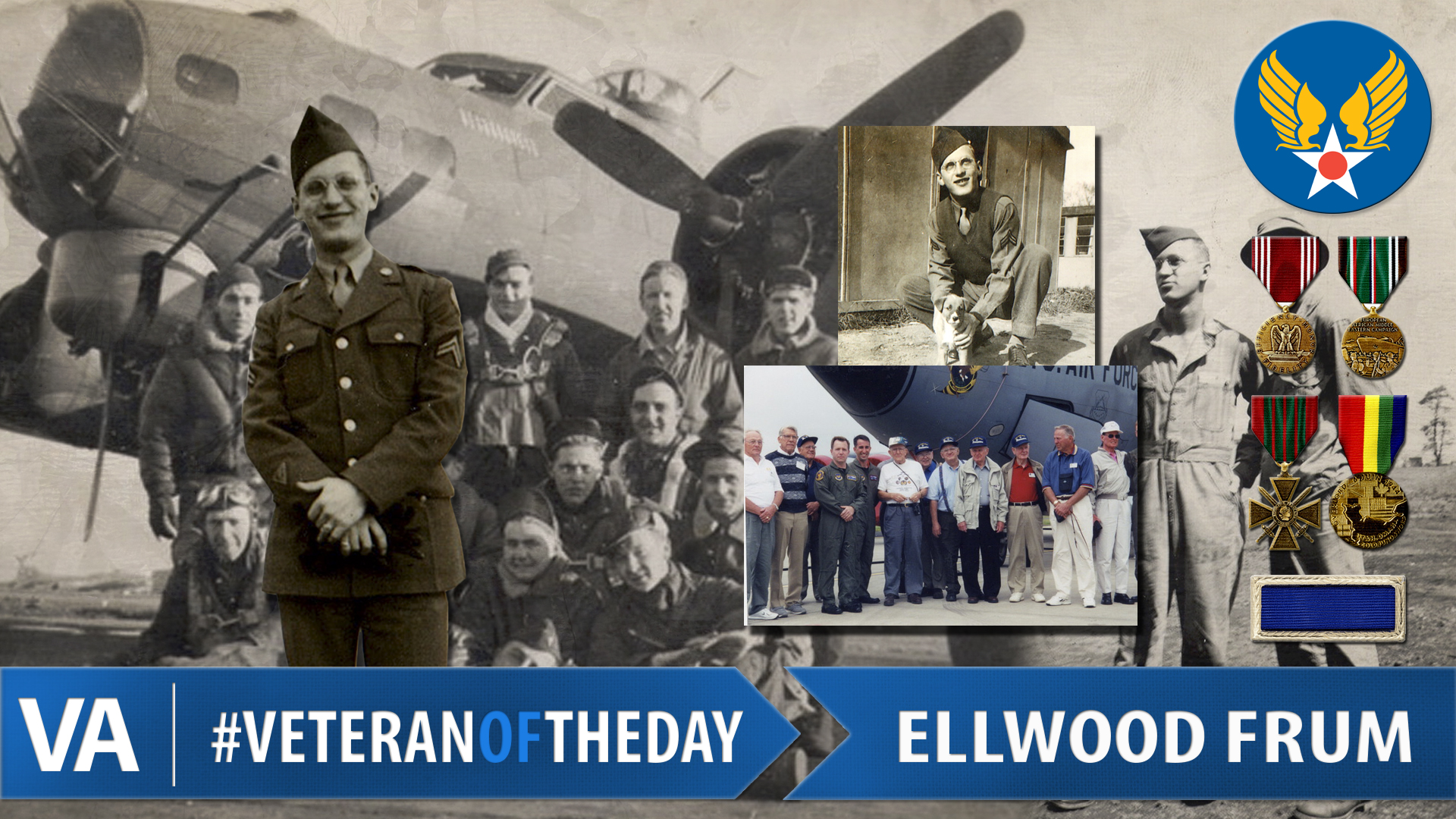 Ellwood Frum - Veteran of the Day
