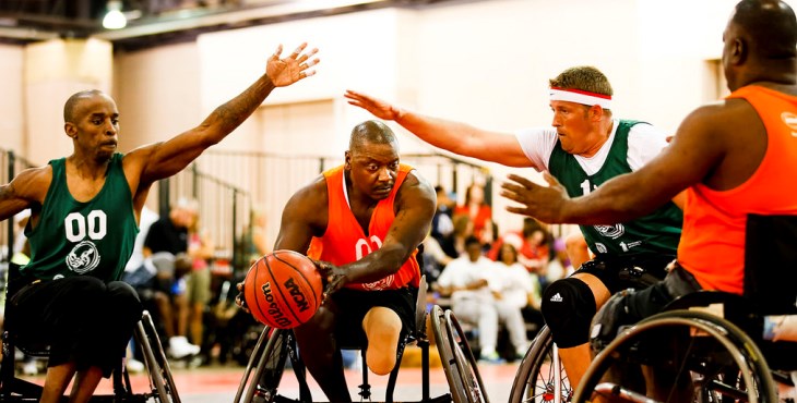 IMAGE: Wheelchair Games basket ball game