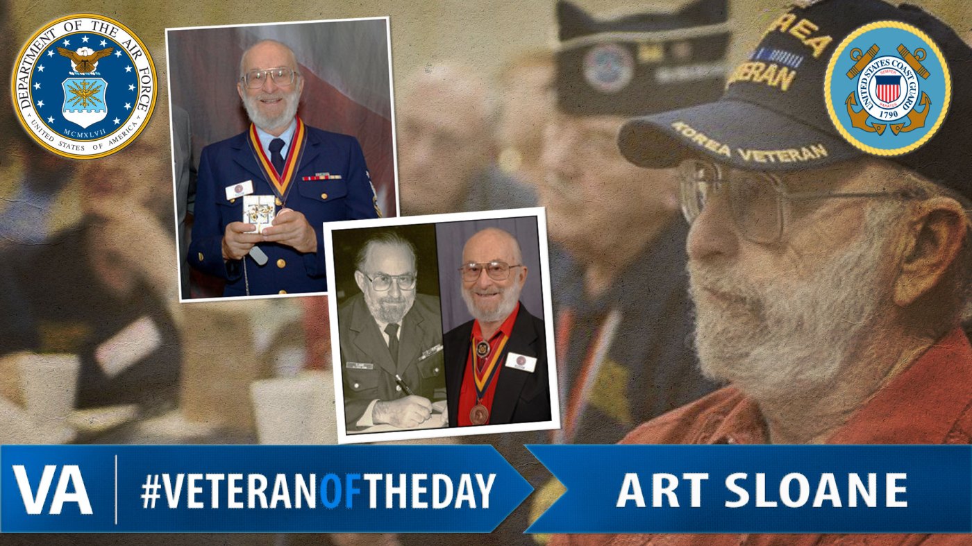 #VeteranOfTheDay is Air Force and Coast Guard Veteran Art Sloane