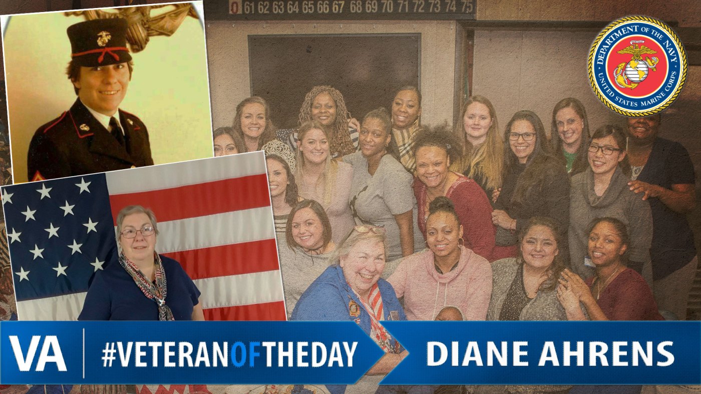 #VeteranOfTheDay Marine Corps Veteran Diane Ahrens