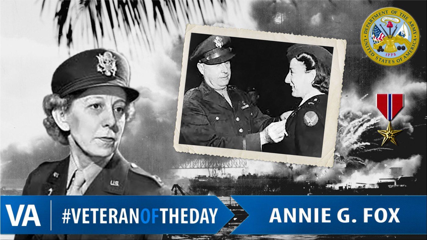 #VeteranOfTheDay Army Veteran Annie G. Fox