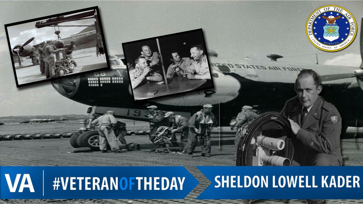 #VeteranOfTheDay Air Force Veteran Sheldon L. Kader.