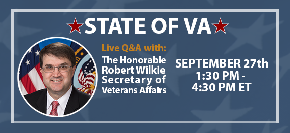 VA Secretary Robert Wilkie to host ‘State of VA Community Town Hall’ online September 27