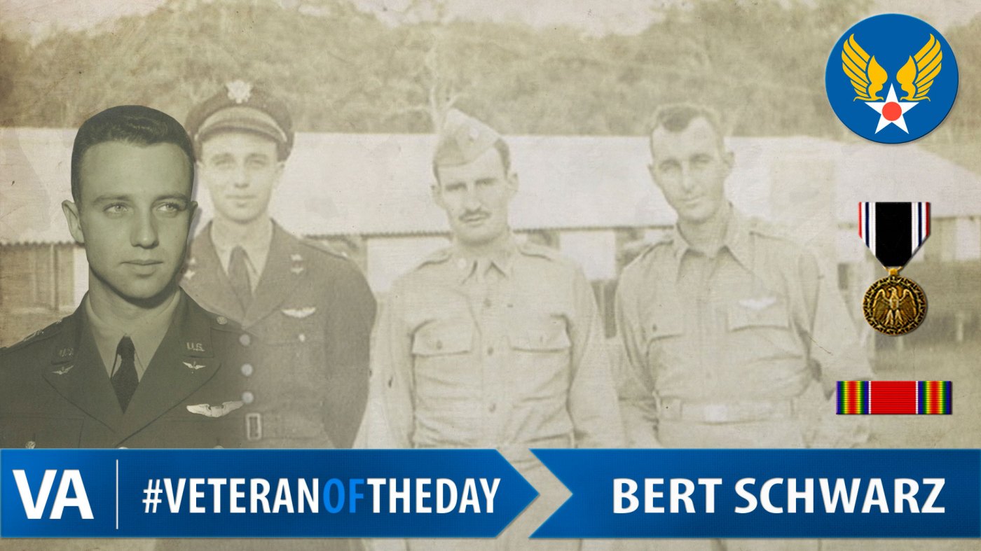 #VeteranOfTheDay Army Air Corps Veteran Bert Schwarz