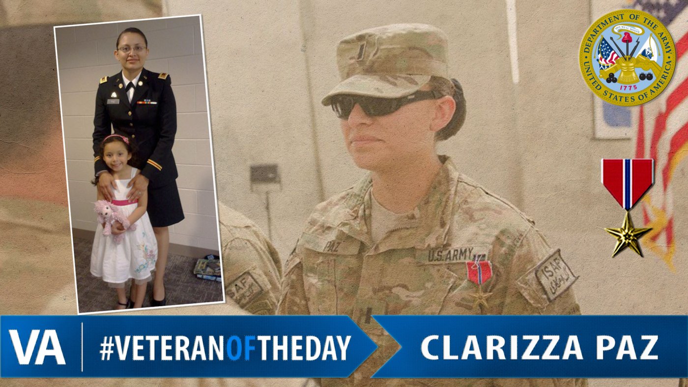 Clarizza Paz - Veteran of the Day